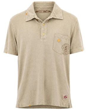 Bob Tops ,Katoen Korte Mouw Polo - Naturel