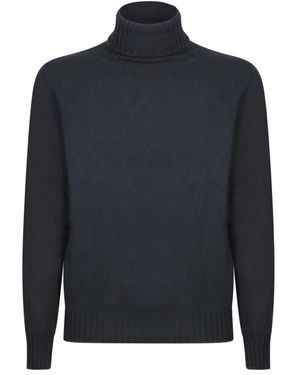 Dell'Oglio Turtlenecks - Blue