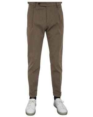 Berwich Slim-Fit Trousers - Grey