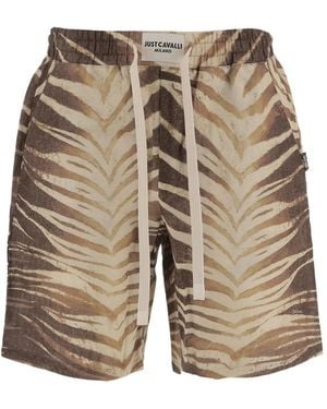 Just Cavalli Casual Shorts - Natural