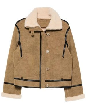 Stand Studio Faux Fur & Shearling Jackets - Neutro