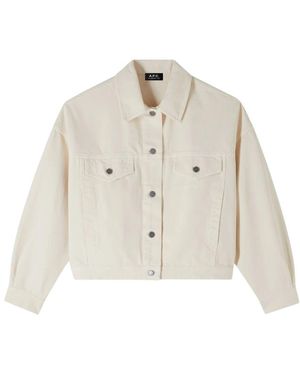 A.P.C. Denim Jackets - Natural