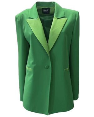 Giulia N Couture Jassen ,Groen ,Polyester Jassen