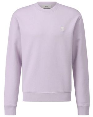 Ami Paris Sweatshirts - Purple