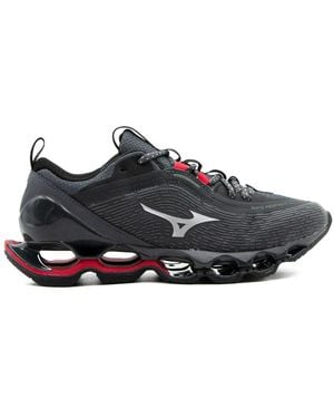 Mizuno Fitness ,Grijs ,Wave Prophecy Ls - Zwart