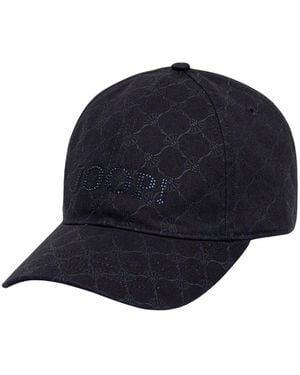 Joop! Patroon Baseball Cap - Blauw