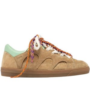 Santha Schoenen ,Bruin ,Leer Love Park Sneakers