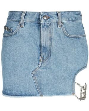 Gcds Denim Skirts - Blue