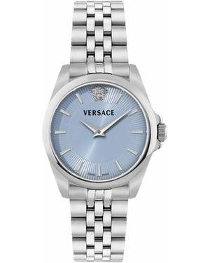 Versace Vekta0226 Lederarmband - Mettallic