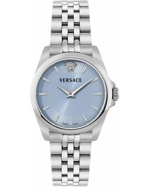 Versace Vekta0226 Leren Armband - Metallic