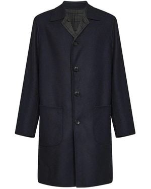 Etro Soho Reversible Coat - Blauw