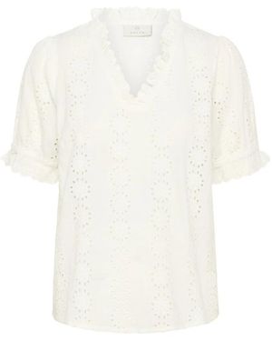 Kaffe Blouses - Blanco