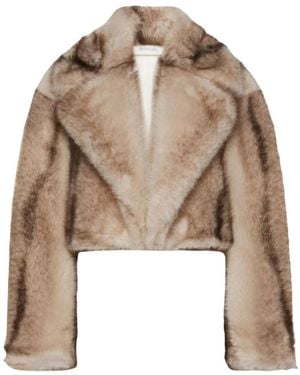 Sportmax Faux Fur & Shearling Jackets - Neutro