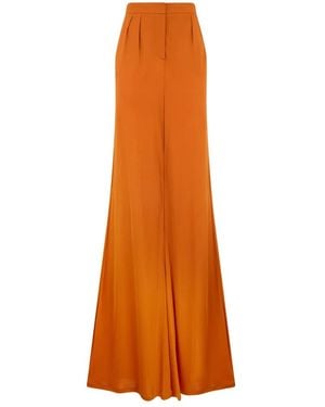 Alberta Ferretti Wide Trousers - Orange