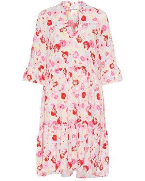 Saint Tropez Edasz Jurk - Roze
