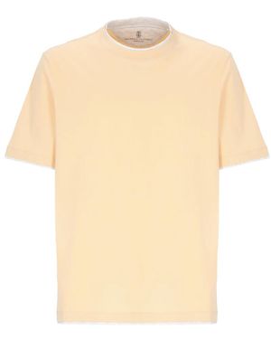 Brunello Cucinelli T-Shirts - Neutro