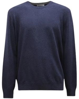 Gran Sasso Round-Neck Knitwear - Blu