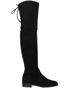 Stuart Weitzman Hoge & Overknee Laarzen - Zwart