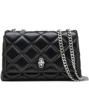 Marc Jacobs Tassen ,Zwart ,Leer Quilted Dual Convertible Schoudertas