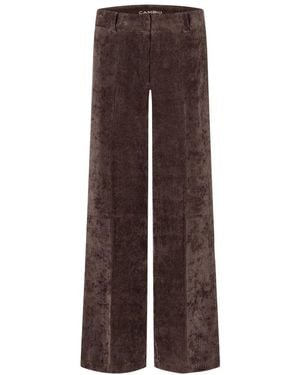 Cambio Wide Trousers - Marrón