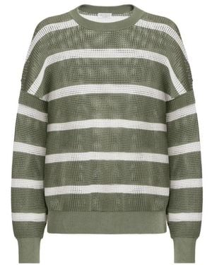 Brunello Cucinelli Round-Neck Knitwear - Verde
