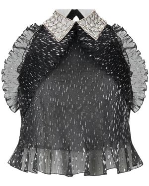 Alberta Ferretti Sleeveless Tops - Negro