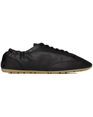 Saint Laurent Schoenen ,Zwart ,Leer Lewis Sneakers