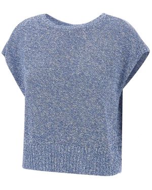 Kangra Mouwloze Trui - Blauw