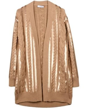 Max Mara Mirco Cardigan Lungo - Naturel