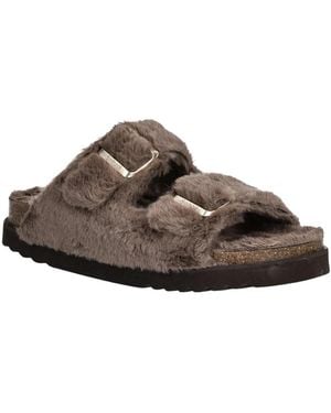 Scholl Sliders - Marrone