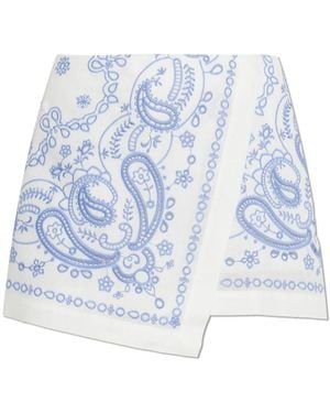 Self-Portrait Short Shorts - Blu
