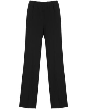 Alberto Biani Straight Trousers - Negro