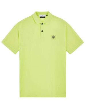 Stone Island Polo Shirts - Yellow