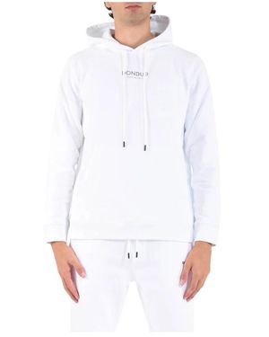 Dondup Hoodie Met Logo Print - Wit