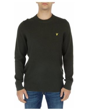 Lyle & Scott Round-Neck Knitwear - Black