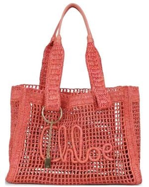 Chloé Tote Bags - Rosso