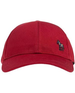 Paul Smith Signature Stripe Baseball Cap - Rot