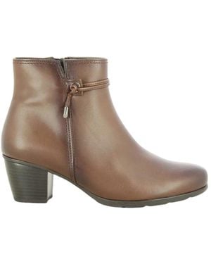 Gabor Heeled Boots - Marron