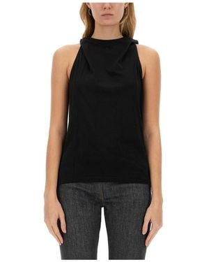 Courreges Sleeveless Tops - Noir