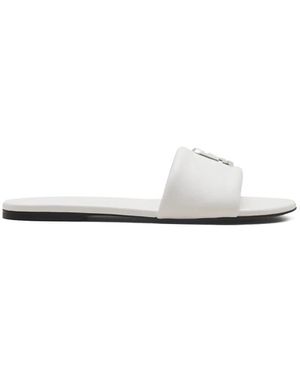 Marc Jacobs Schoenen ,Wit ,Leer The Snapshot Slide