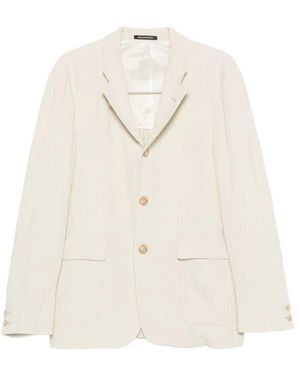 Emporio Armani Single-Breasted Jacket - Naturel