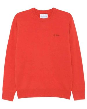 Mc2 Saint Barth Rundhals-Strickware - Rot