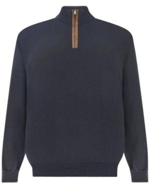 Paul & Shark Half Zip Sweater - Blauw
