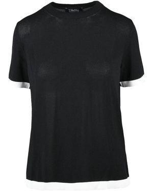 Max Mara Round-Neck Knitwear - Negro