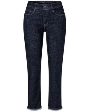 M·a·c Cropped Jeans - Blauw