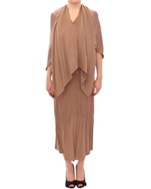 Lamberto Petri Midi Dresses - Brown