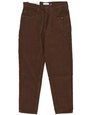 AMISH Cropped Trousers - Brown