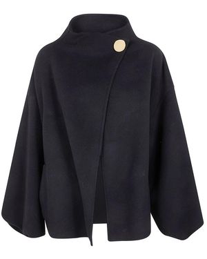 DARKPARK North Oversized Midi Mantel - Blau