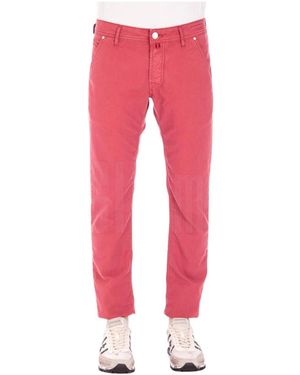 Jacob Cohen Vintage Comfort Straight Pants - Rood