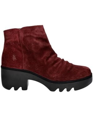 Fly London Ankle Boots - Rouge